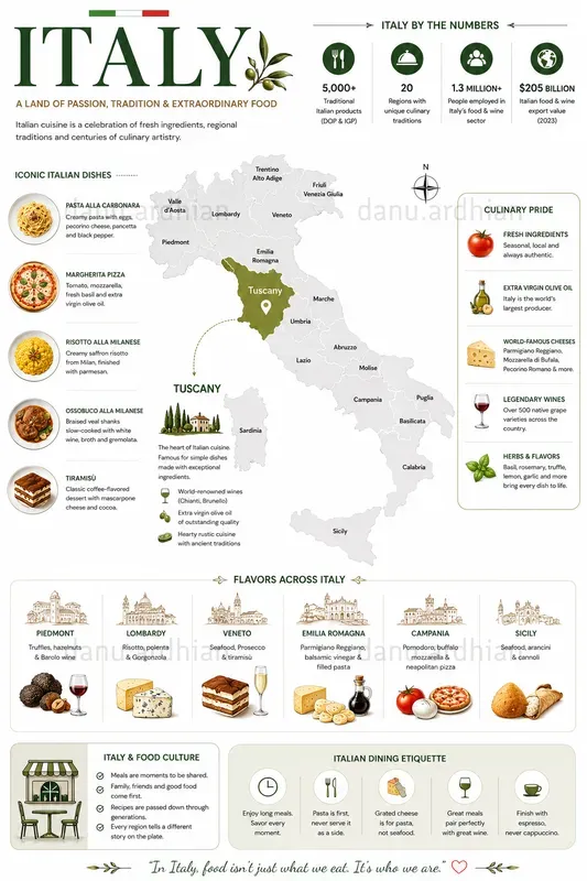 Modern Country Map Infographic Generator
