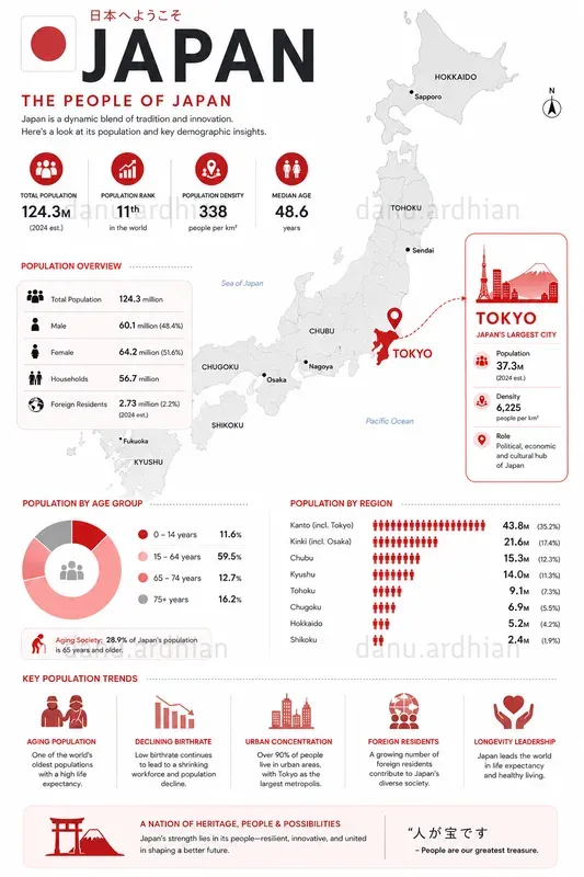 Modern Country Map Infographic Generator
