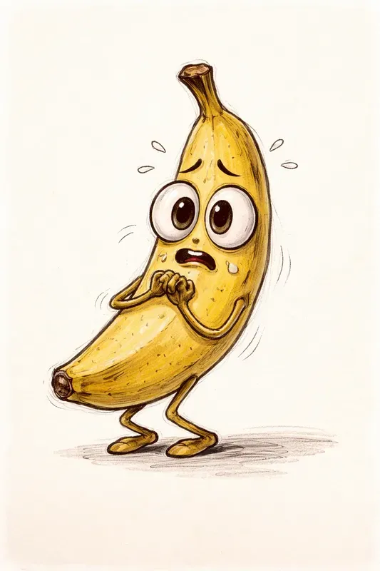 Whimsical Cartoon Pencil Character Art