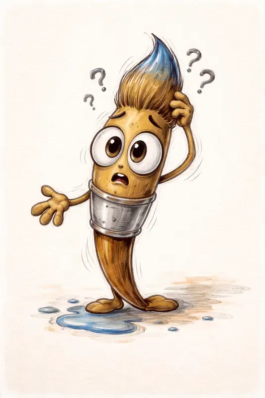 Whimsical Cartoon Pencil Character Art