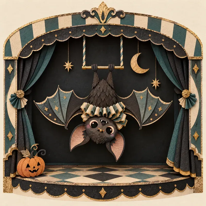 Halloween Haunted Paper Circuses
