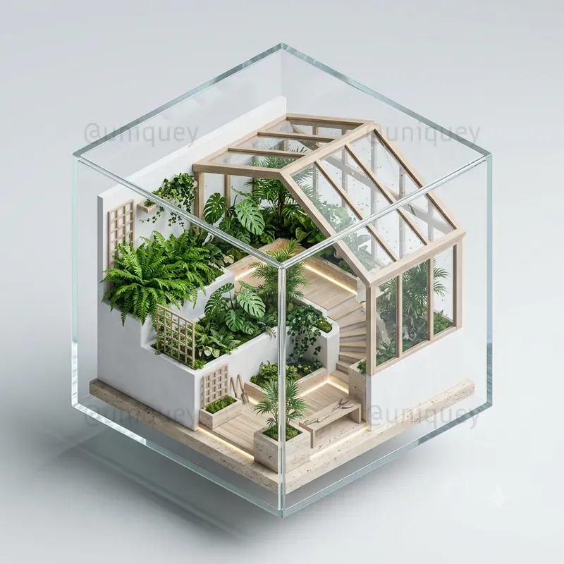 3D Glassmorphic Isometric Dioramas Pro