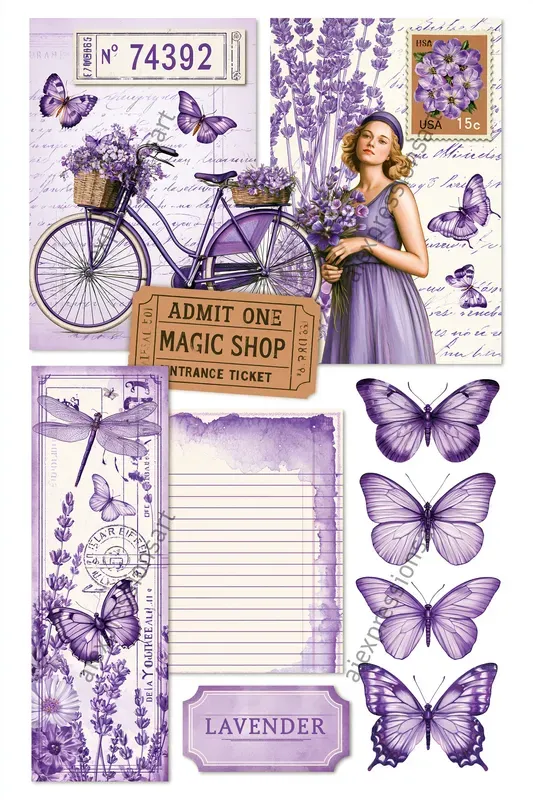 Vintage Ephemera And Scrapbook Kits