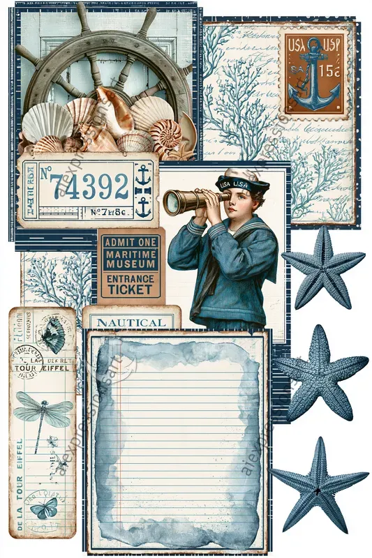 Vintage Ephemera And Scrapbook Kits