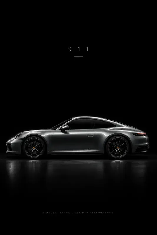 Minimal Automotive Poster Generator
