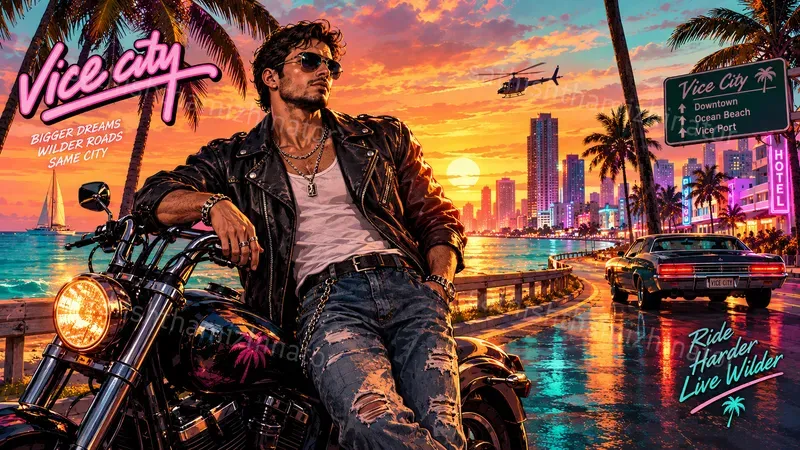Vice City Character Makeovers
