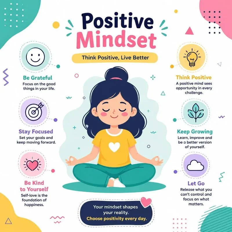 Cute Mindset Infographics