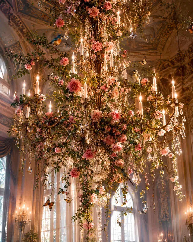 Hyperrealistic Living Chandeliers