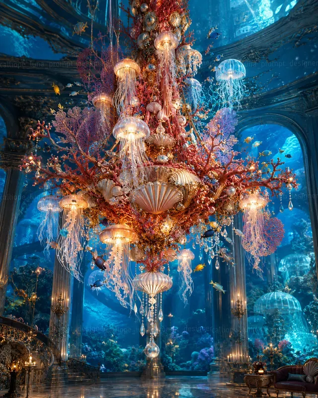Hyperrealistic Living Chandeliers