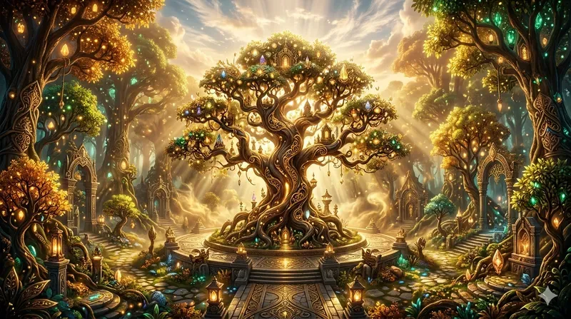 Divine Golden Meditation Backdrops