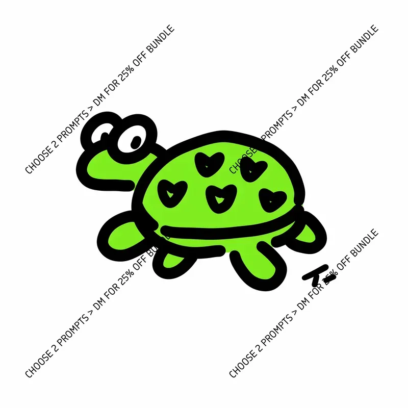 Kawaii Bold Animal Doodles