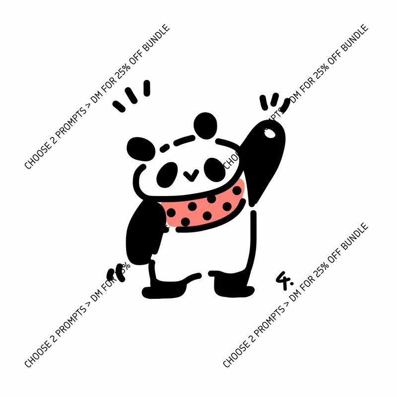 Kawaii Bold Animal Doodles