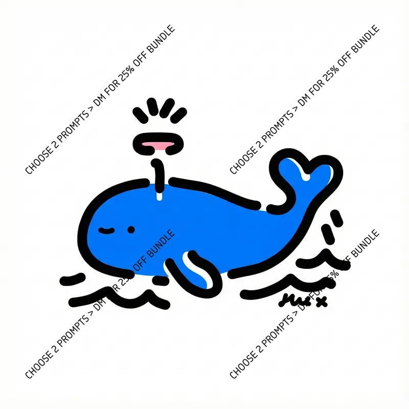 Kawaii Bold Animal Doodles