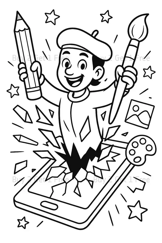 Pop Out Jobs Coloring Books