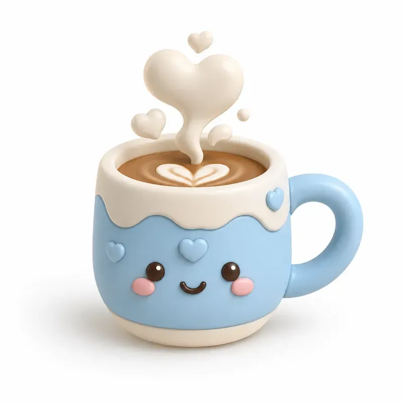 Cute 3D Claymorphic UI Icon Generator