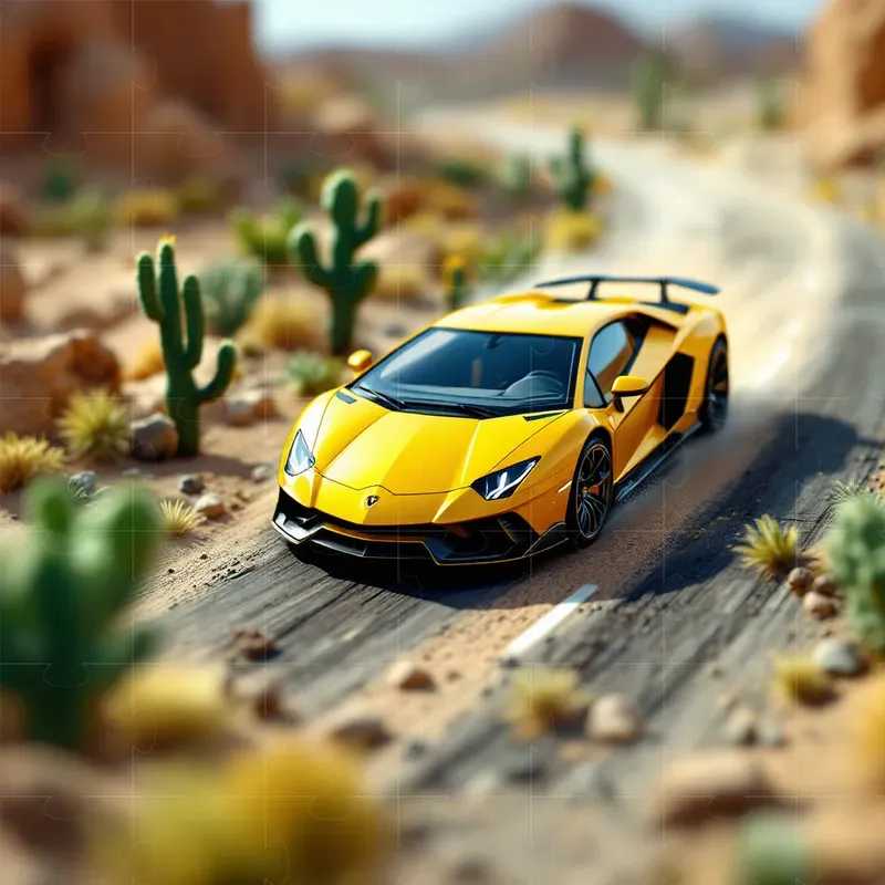 Dynamic Miniature Sports Cars