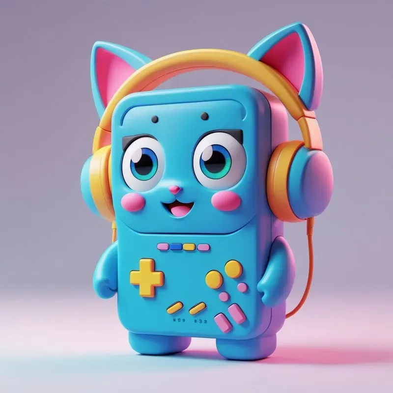 3D Vinyl Merch Kawaii Gamer Fuel