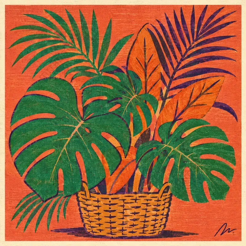 Riso Botanical Poster Generator