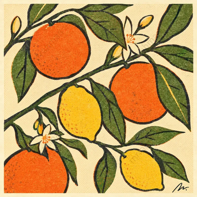 Riso Botanical Poster Generator