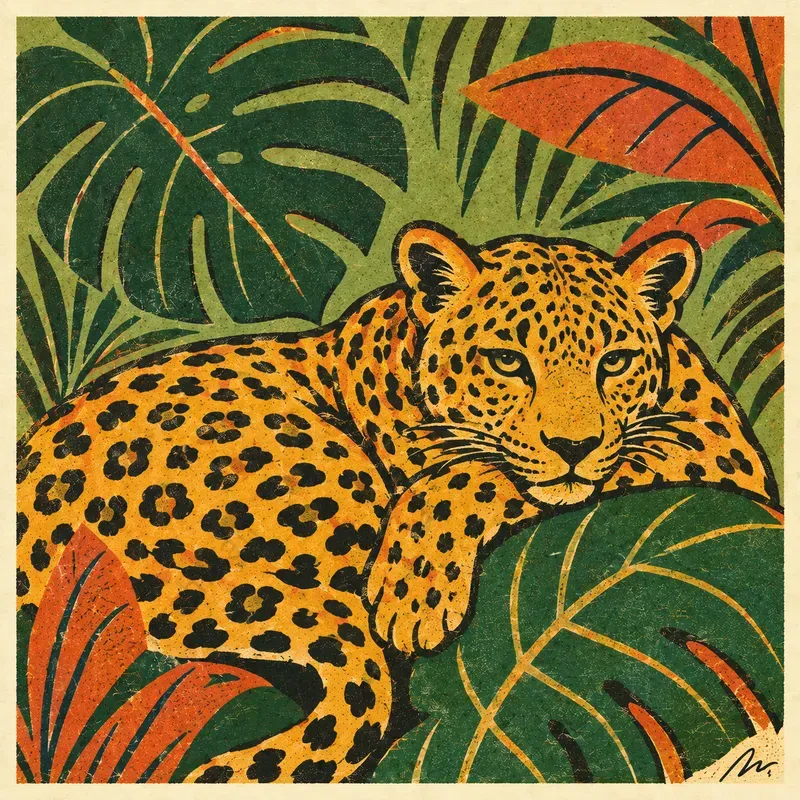 Riso Botanical Poster Generator
