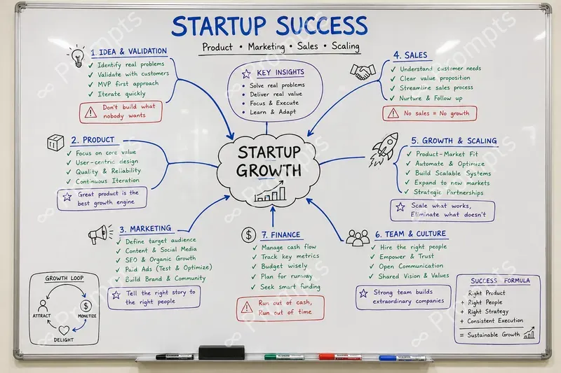 Pro Handwritten Mind Map Whiteboards