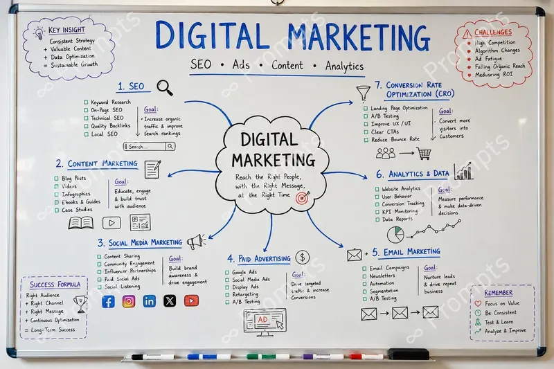 Pro Handwritten Mind Map Whiteboards