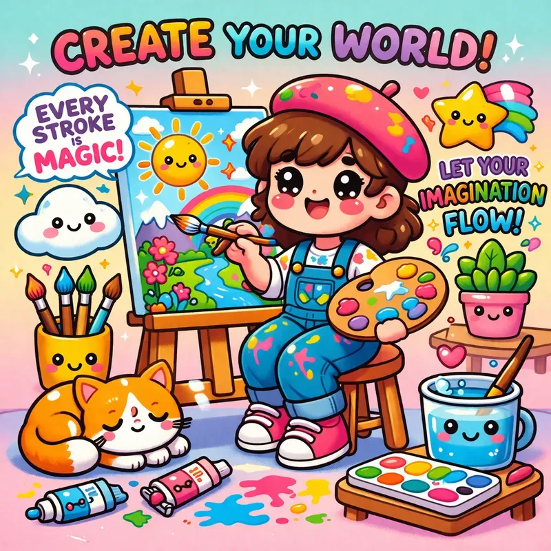 Kawaii Motivational Poster Kits