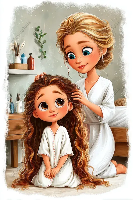 Mothers Day Storybook Illustrations