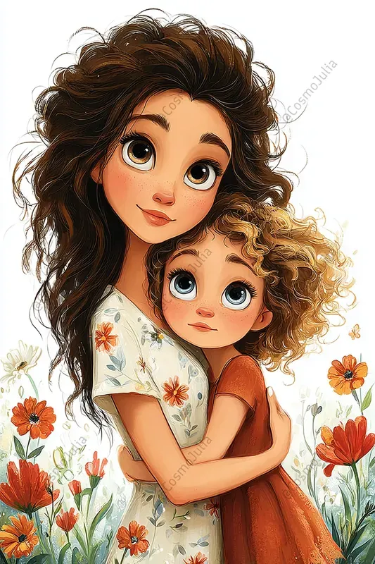 Mothers Day Storybook Illustrations