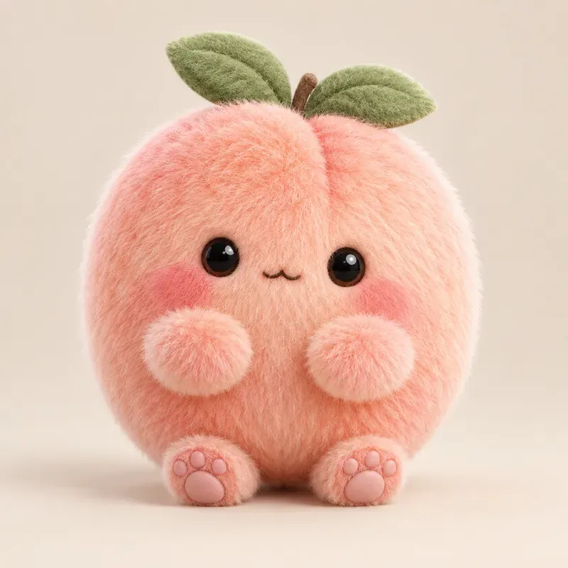 Fluffy Fruit 3D Mascot Character Kits