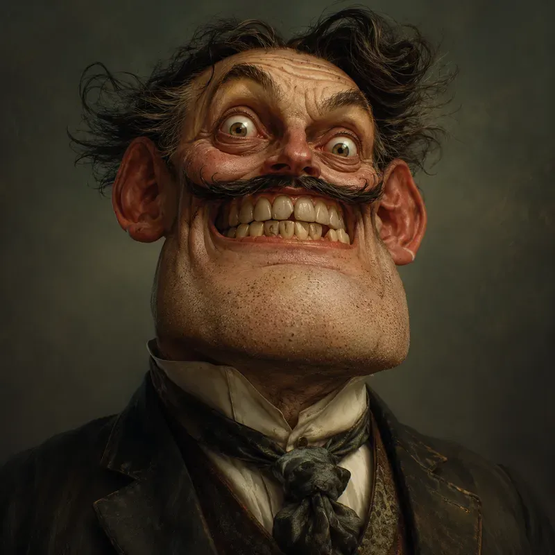 Whimsical Grotesque Portraits