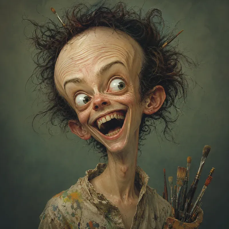 Whimsical Grotesque Portraits
