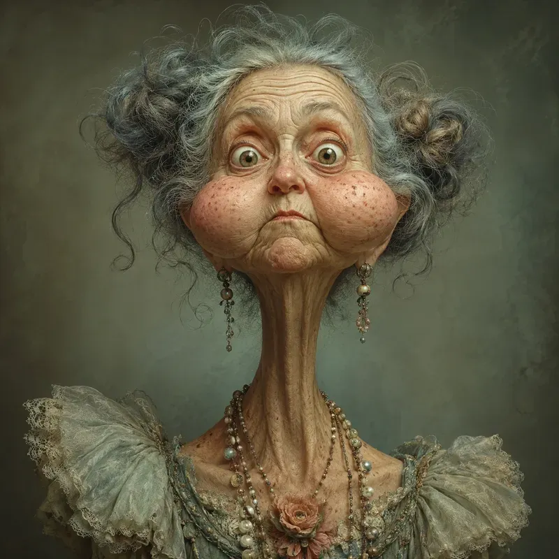 Whimsical Grotesque Portraits