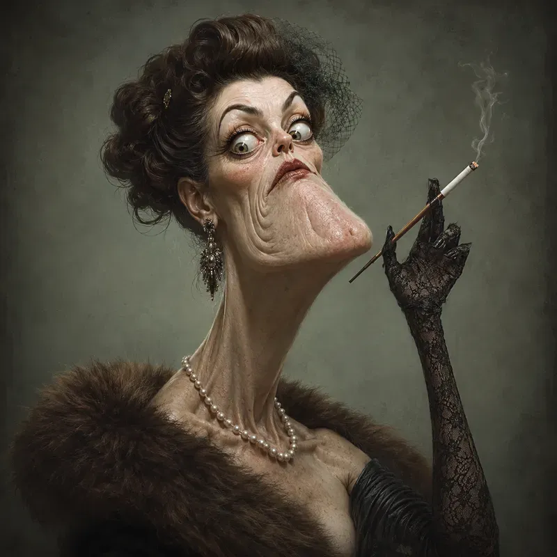 Whimsical Grotesque Portraits