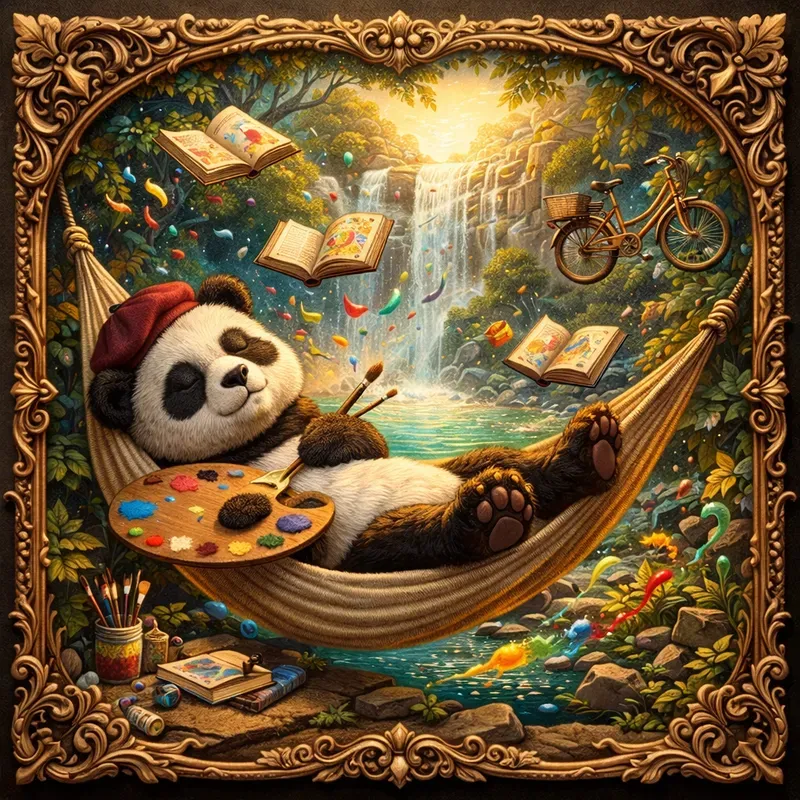 Dream Escape No Plan Fantasy Scene Art