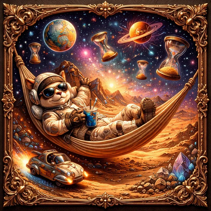 Dream Escape No Plan Fantasy Scene Art