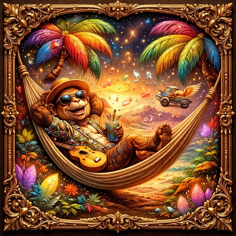 Dream Escape No Plan Fantasy Scene Art