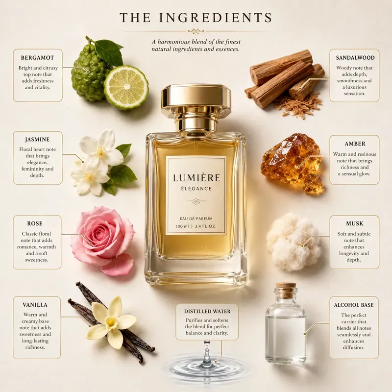 Ultrarealistic Ingredient Breakdowns