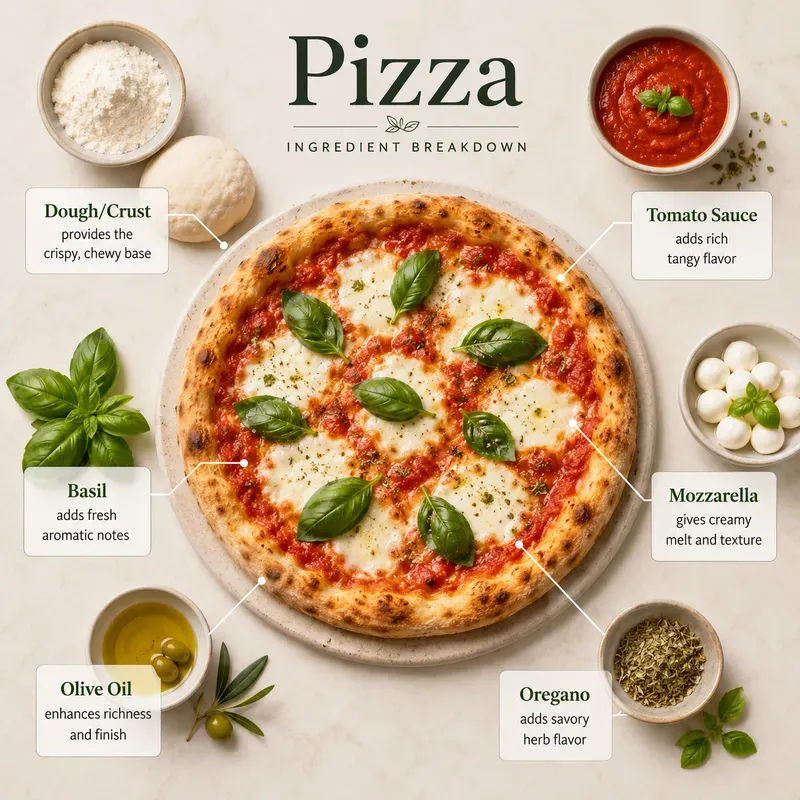 Ultrarealistic Ingredient Breakdowns
