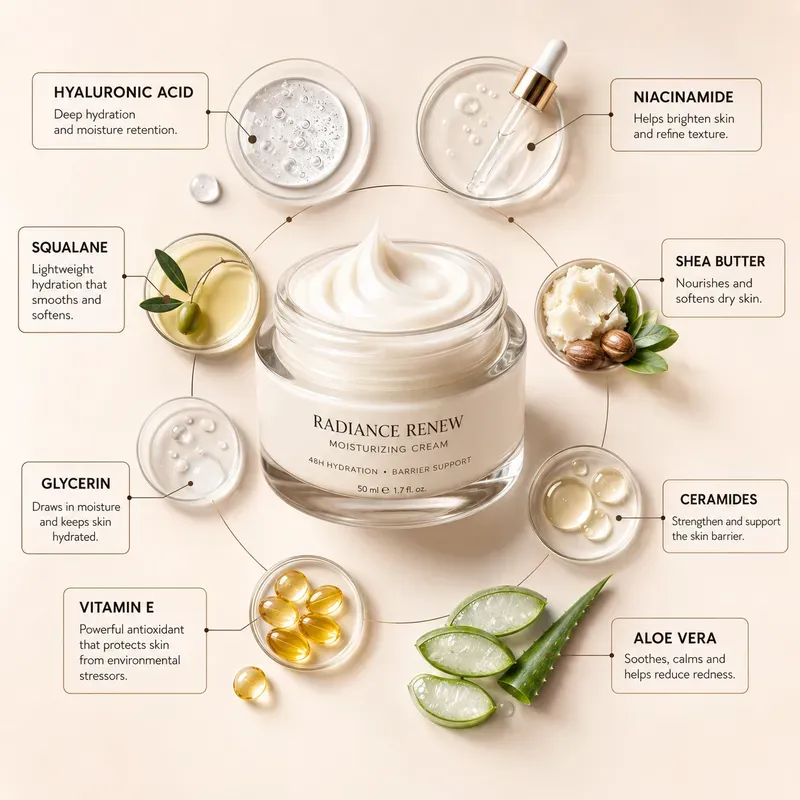 Ultrarealistic Ingredient Breakdowns