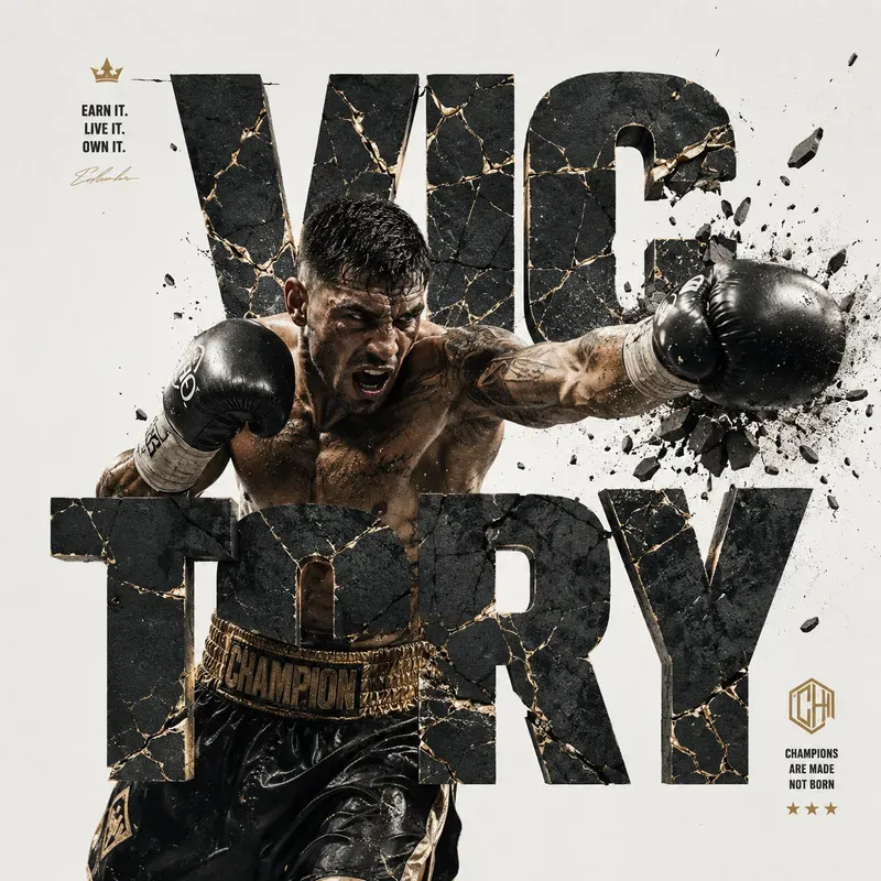 Dynamic Sports Typography Posters
