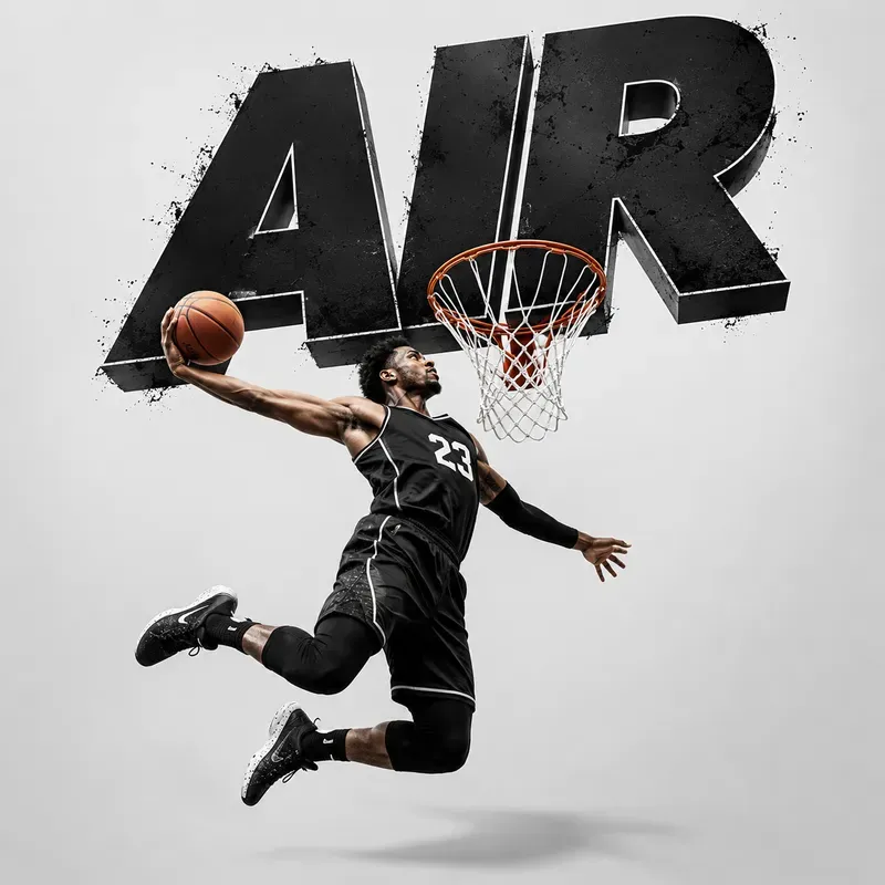 Dynamic Sports Typography Posters