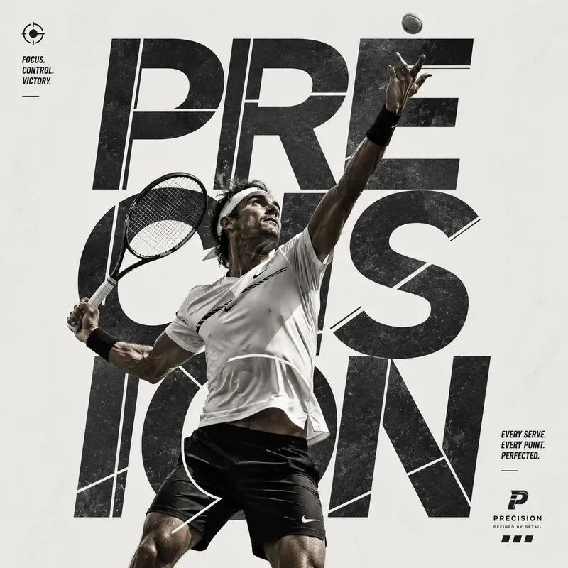 Dynamic Sports Typography Posters