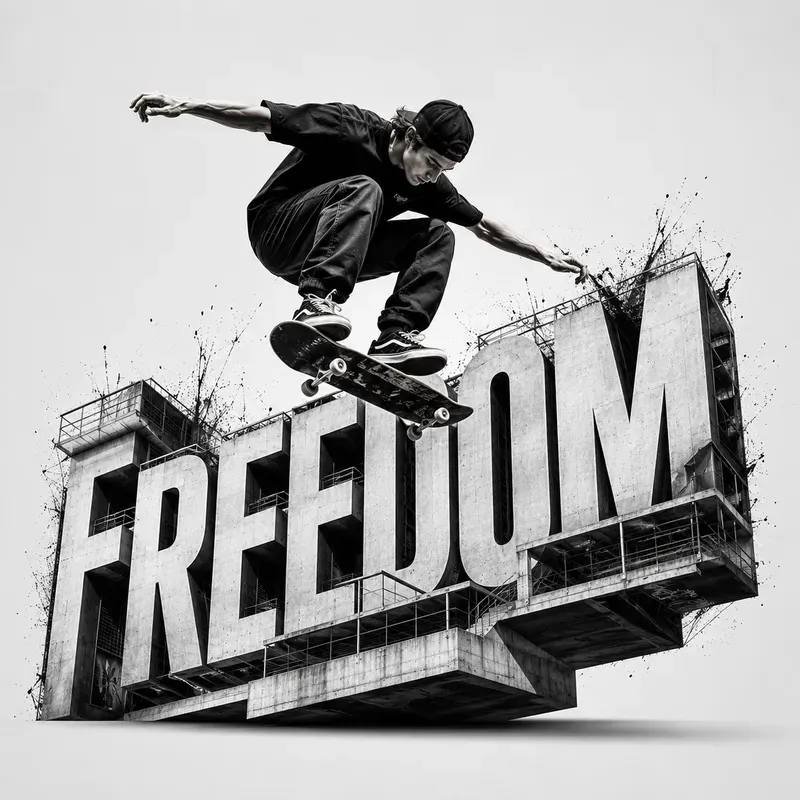 Dynamic Sports Typography Posters