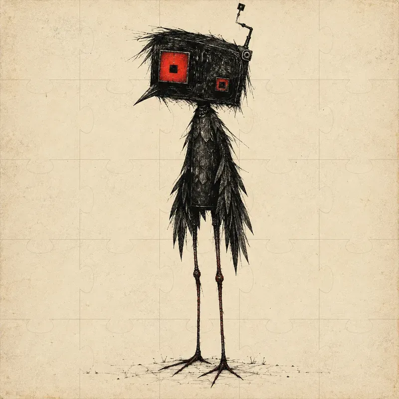 Dark Surreal Creature Cliparts