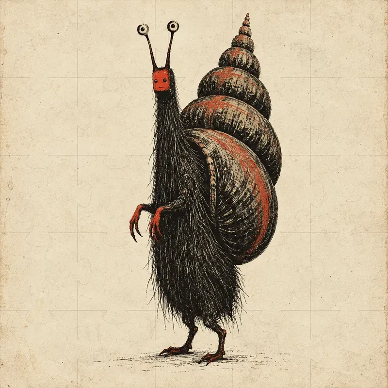 Dark Surreal Creature Cliparts