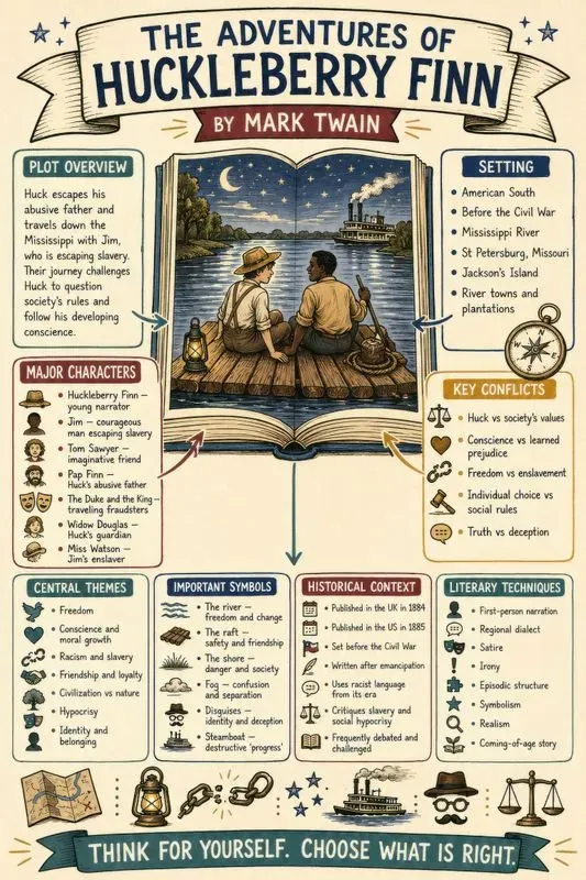Classic Novel Study Sketchnote Posters