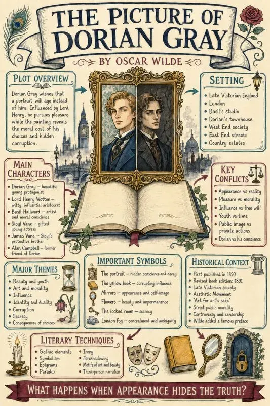 Classic Novel Study Sketchnote Posters