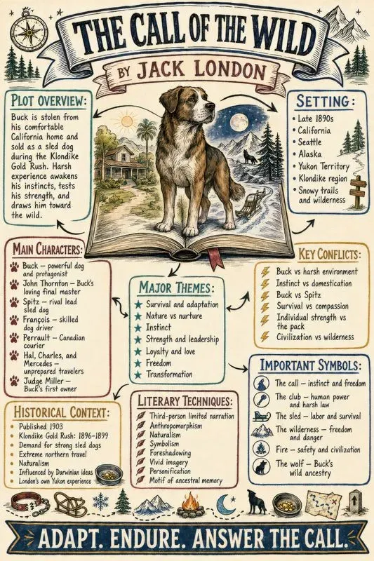 Classic Novel Study Sketchnote Posters