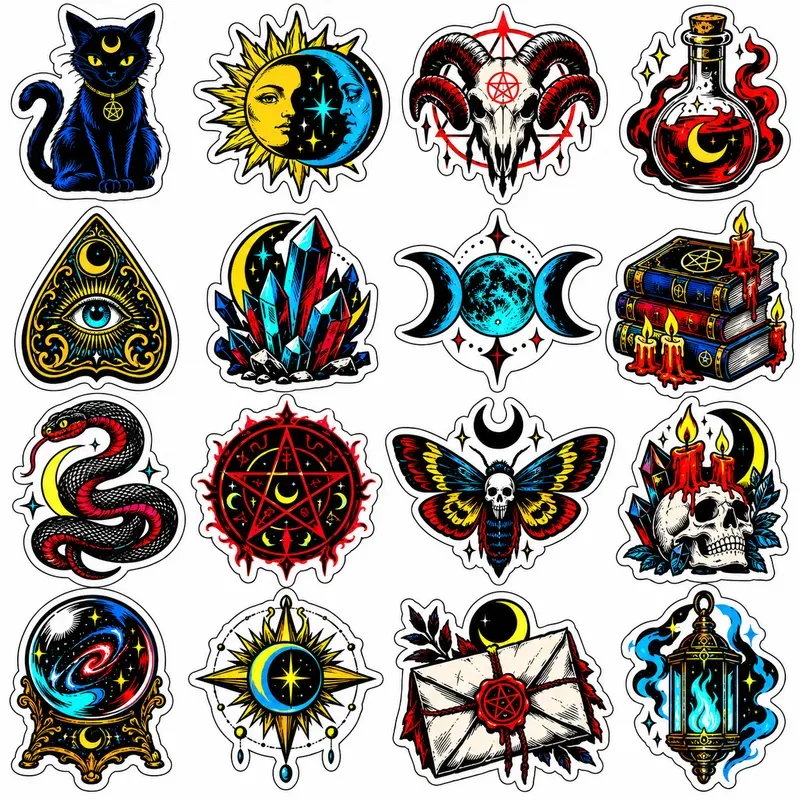 Bold Manga Graphic Stickers